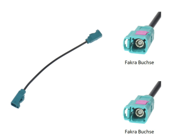 Antennenadapter FAKRA Buchse - Fakra Buchse (DABSPL)(B)