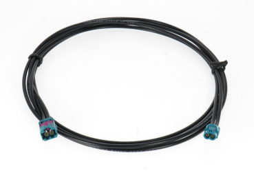 HFM Mini-Fakra Kabel, 2 polig, DACAR 302, Länge 3,0 m, Fakra (m)/Z-Fakra (f)/Z