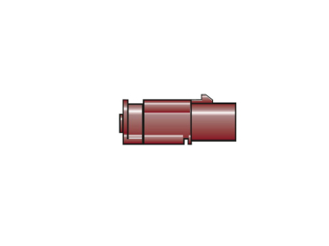 FAKRA Stecker Gehäuse D-Kodierung bordeaux für RG174