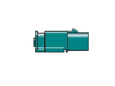 FAKRA Stecker Gehäuse E-Kodierung grün für RG174