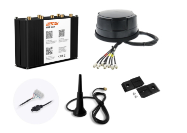 SELFSAT MWR 5550 5G CAT20 WLAN Router bis 3,3 GBps mit Panorama Antenne schwarz