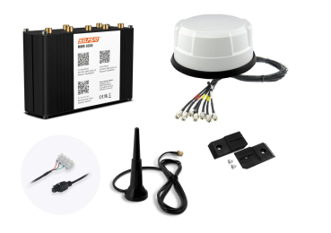 SELFSAT MWR 5550 5G CAT20 WLAN Router bis 3,3 GBps mit Panorama Antenne weiß
