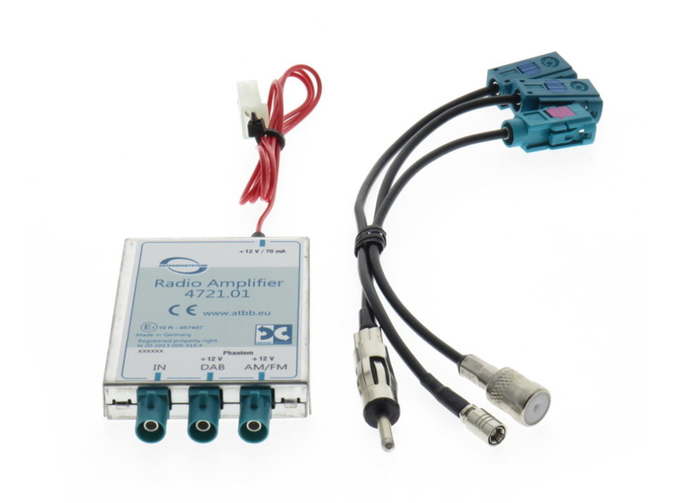 KFZ Antennenverteiler Antenne Splitter Adapter Kabel Stecker DIN ISO Auto Radio