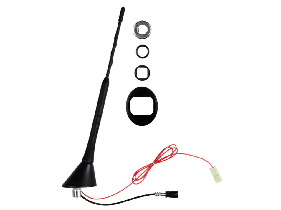 Premium 16cm Auto Antenne FM Fuß Sockel M5 Radio RAKU 2 II für