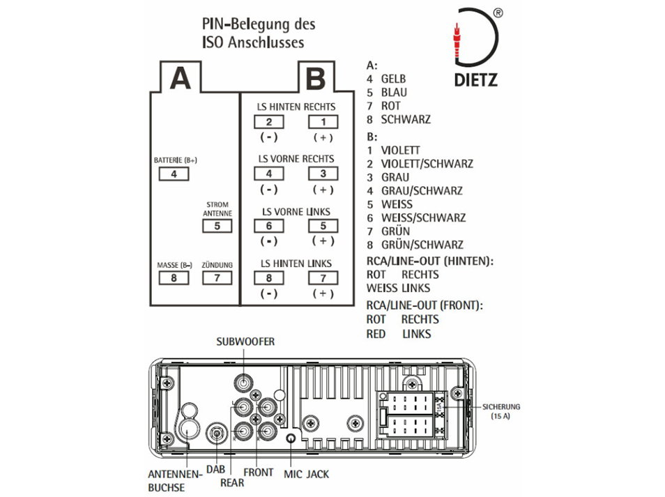 Dietz Retro Radio300DAB/BT RDS Chrom DAB+ USB MP3 BT 