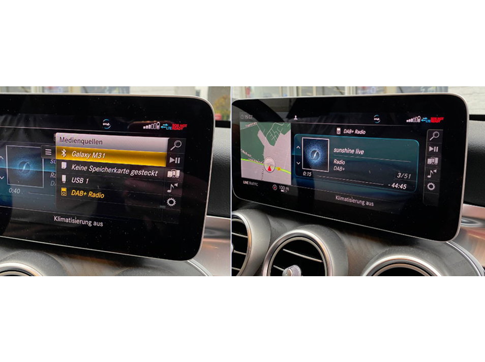 Scheibenantenne Auto DAB DAB+ Autoradio Antenne Digital Scheibenantenne Mit SMB Radio Dab