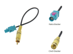 Videoadapter FARKA Stecker - Cinch Stecker