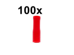 Receptacle 2,8x0,5 mm, PU=100, red, Ind.-Qual.